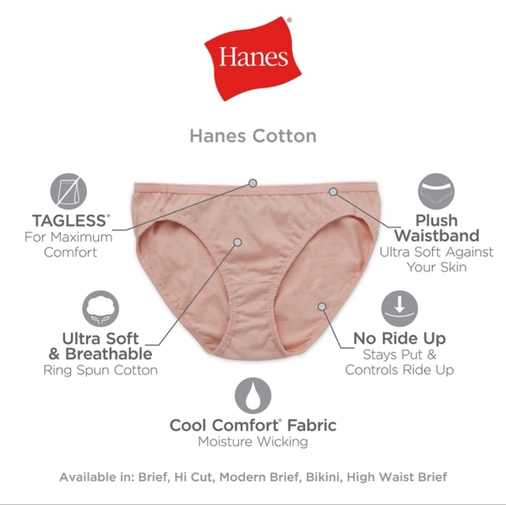 😎WOW HANES Briefs (12 pair) Multiple Colors
